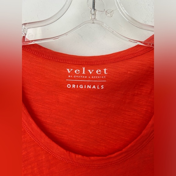 Velvet by Graham and Spencer Red Top - Picture 3 of 4